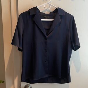 Halogen Navy blouse